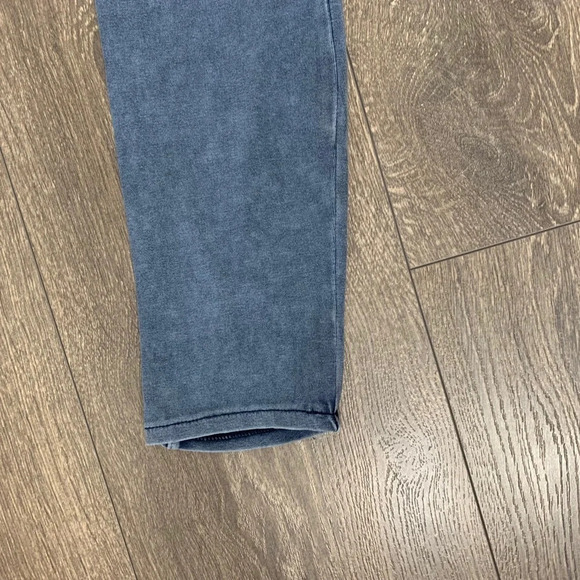 Aritzia Wilfred Leggings 2000s Y2K Blue Acid Wash skinny ankle leg Size Small - Picture 7 of 16